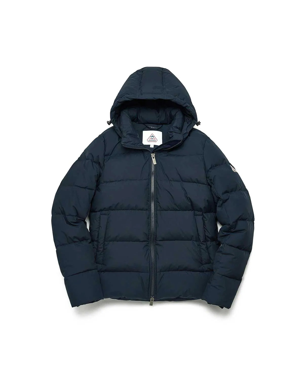 Pyrenex Spoutnic navy blue down jacket with removable hood