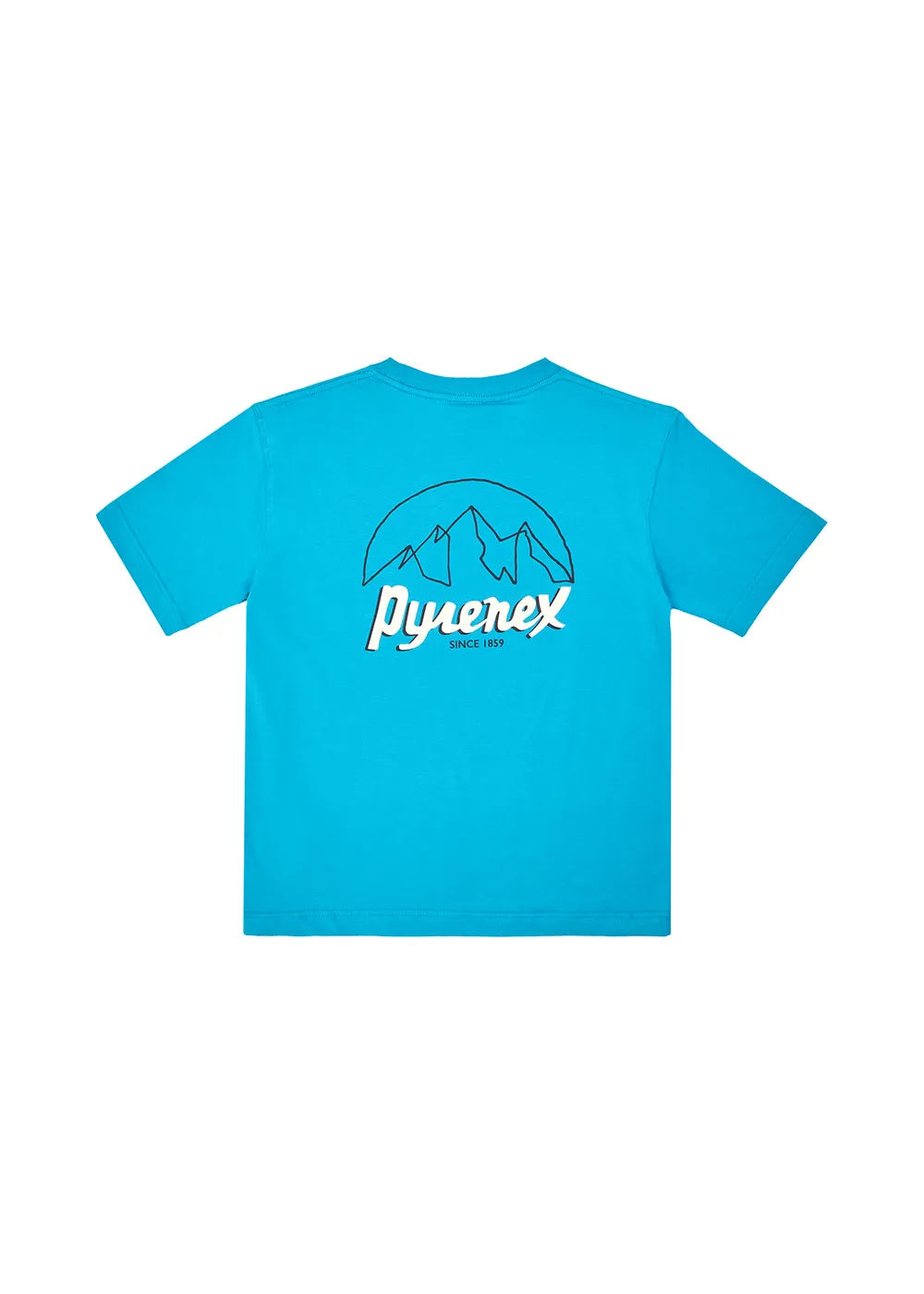 Unisex t-shirt in organic cotton Pyrenex Hill turquoise