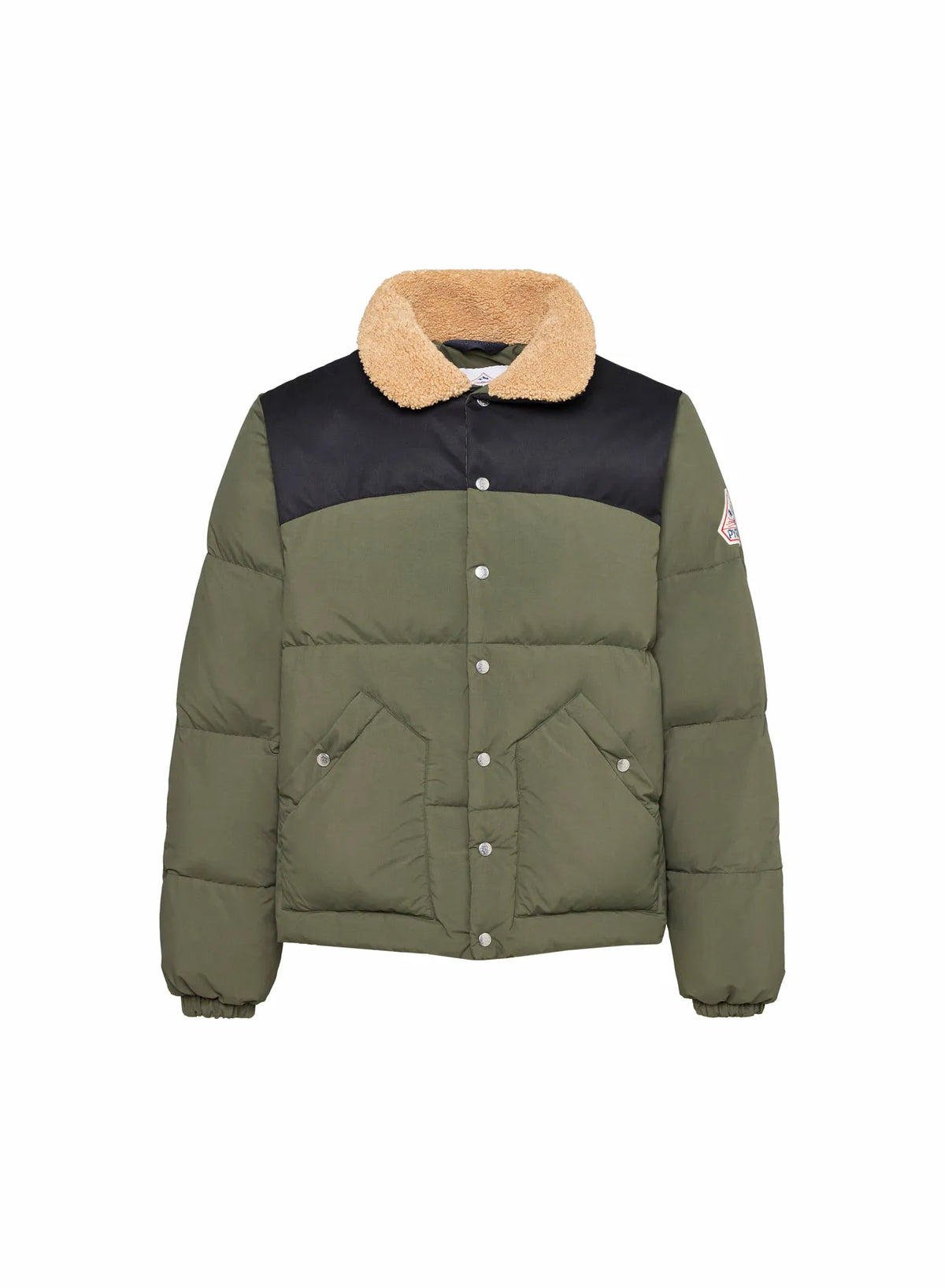Winter down jacket Pyrenex Fiery dark khaki