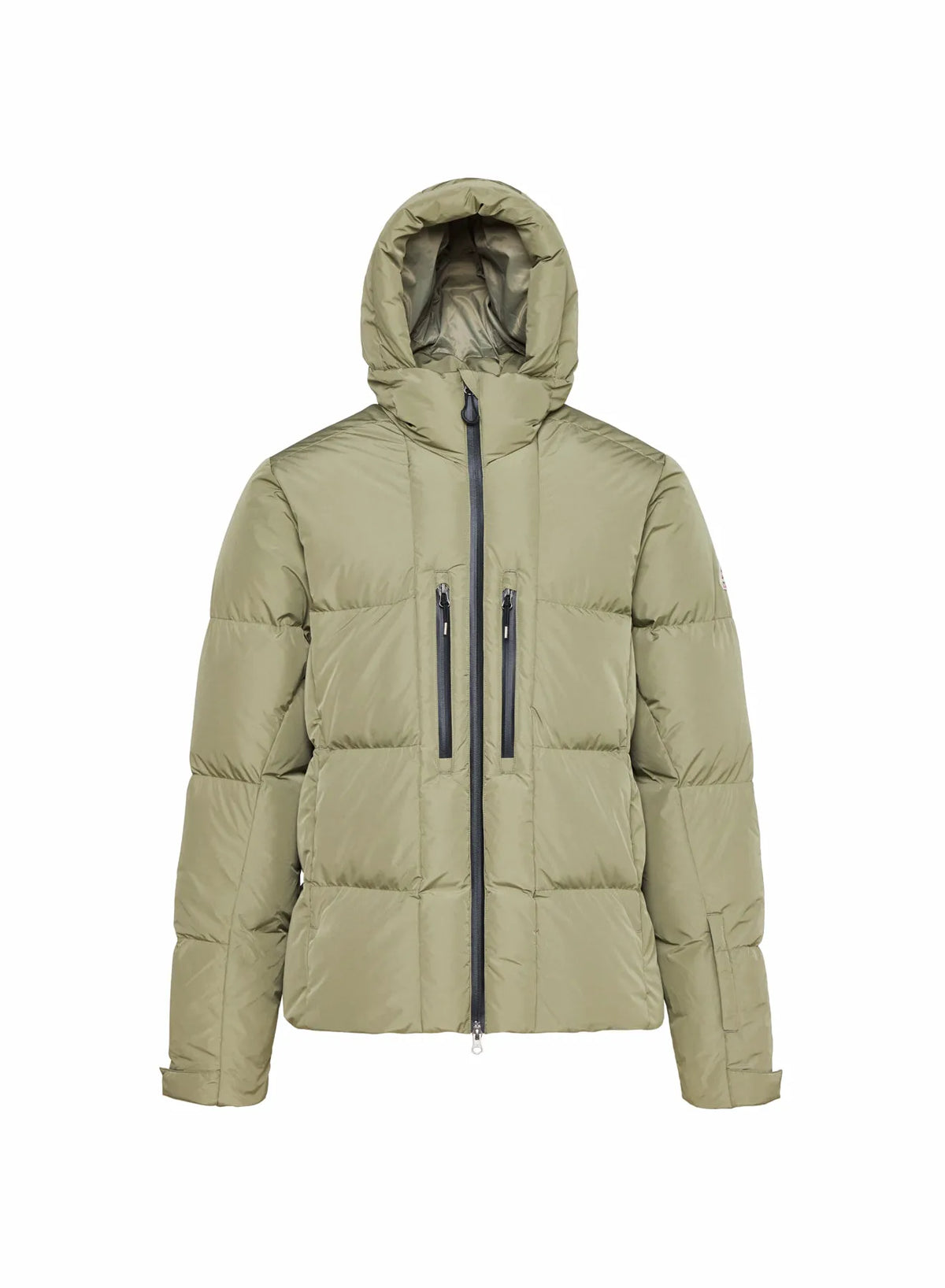 Men's hooded down jacket Pyrenex Impulse light khaki