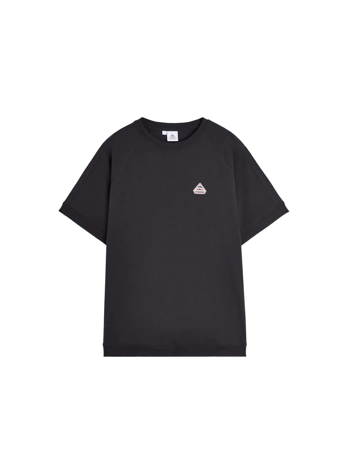 Heavy organic cotton unisex T-shirt Pyrenex Peak black