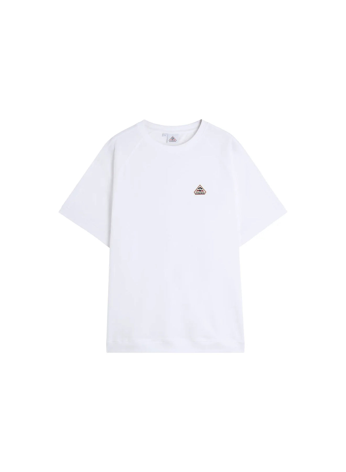 Thick organic cotton unisex T-shirt Pyrenex Peak white