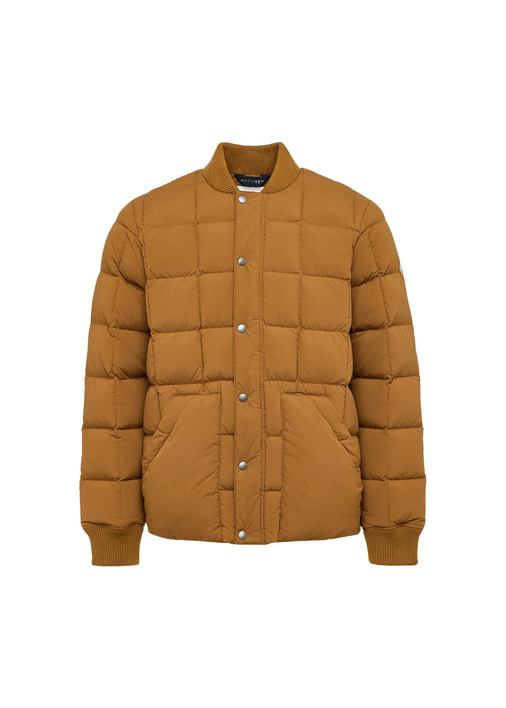 Pyrenex Flight men's down jacket with square quilting in Bronze Brown