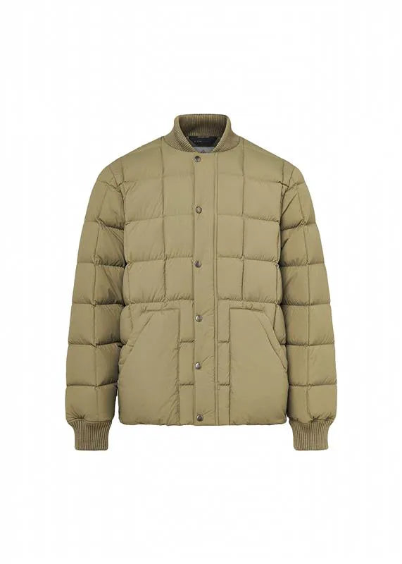 Men's down jacket Pyrenex Flight with square quilting Mermaid