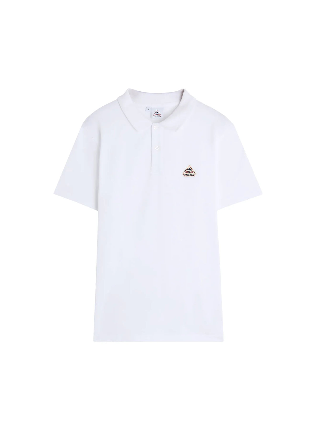 Men's organic cotton polo shirt Pyrenex Cobalt white