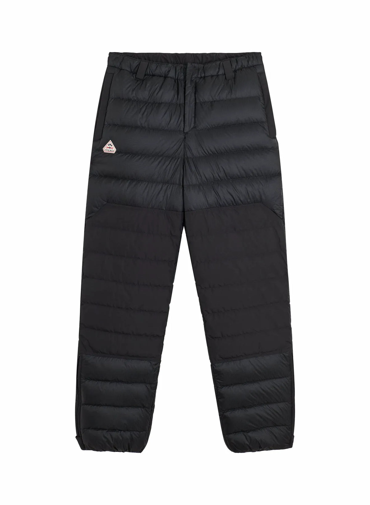 Quilted down trousers men Surge black