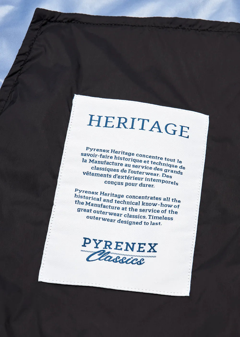 Pyrenex Ensure unisex waterproof windbreaker in blue