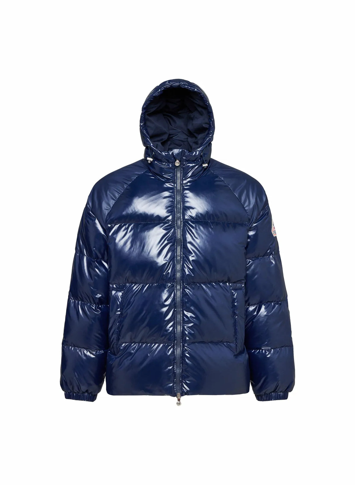 Pyrenex Sten unisex hooded down jacket navy blue