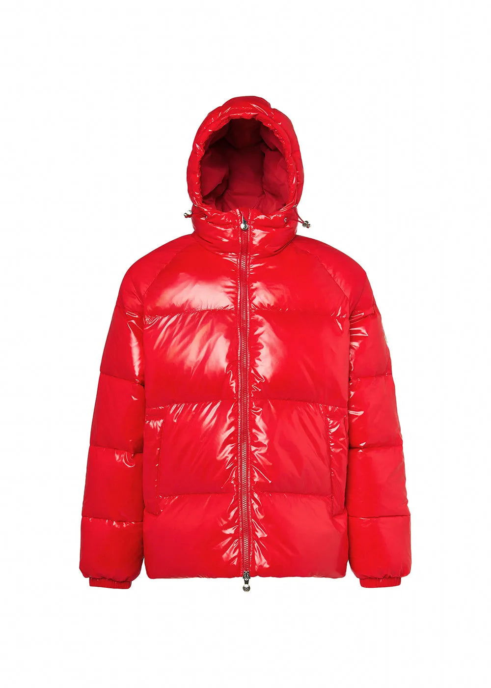 Unisex hooded down jacket Pyrenex Sten red