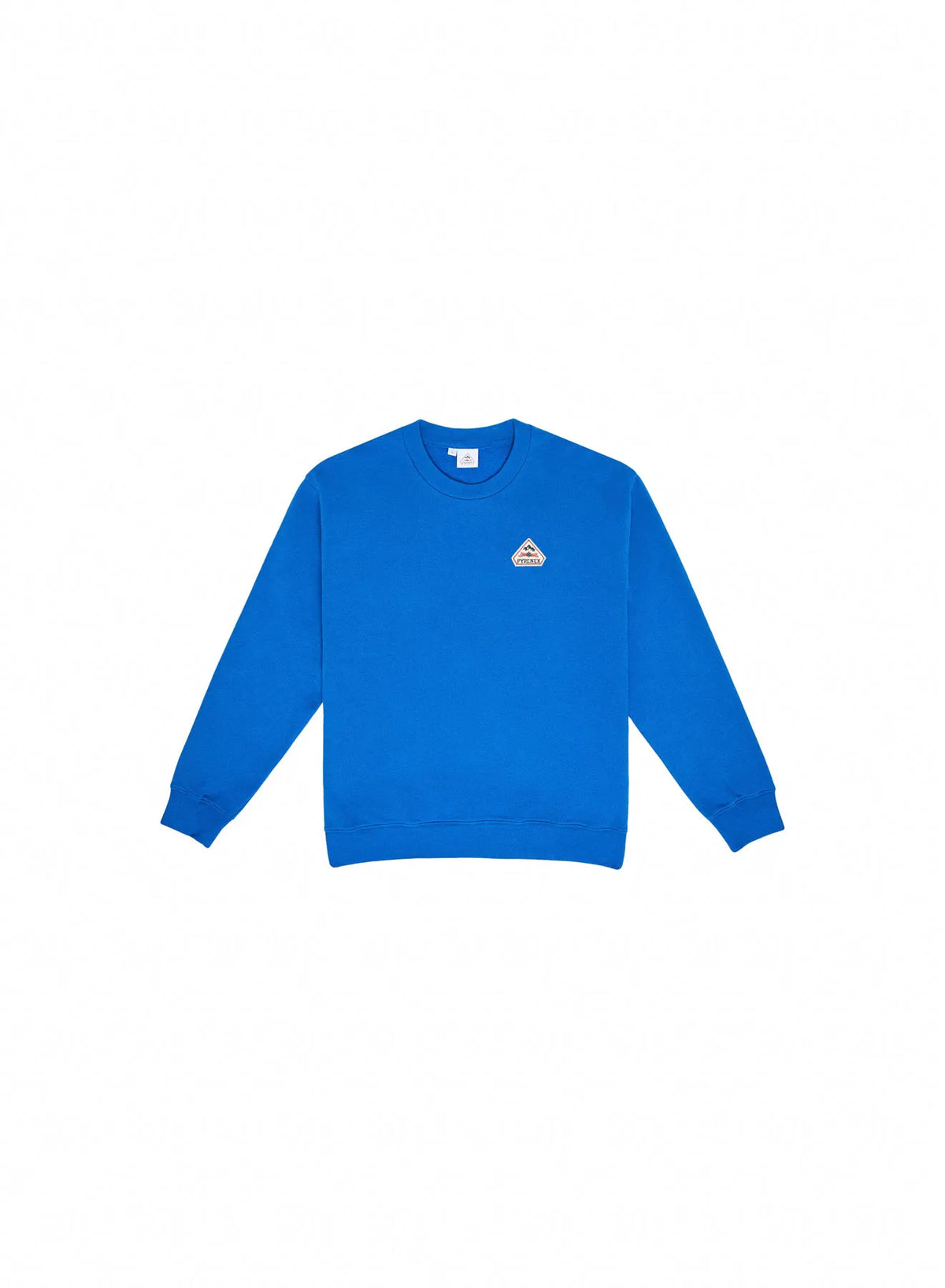 Organic cotton sweatshirt Pyrenex Escou electric blue