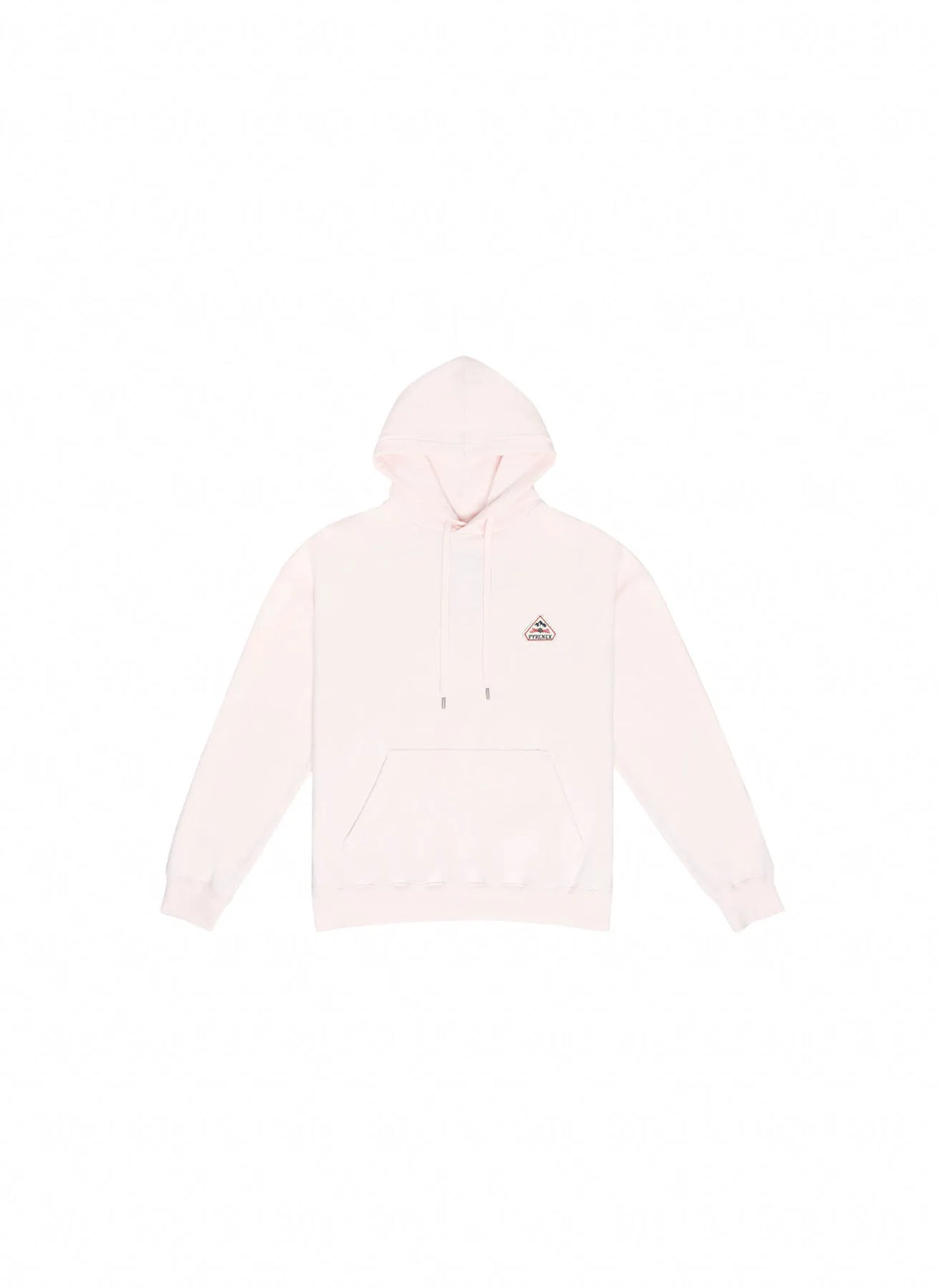 Pyrenex Larcis unisex organic cotton hoodie in powder pink
