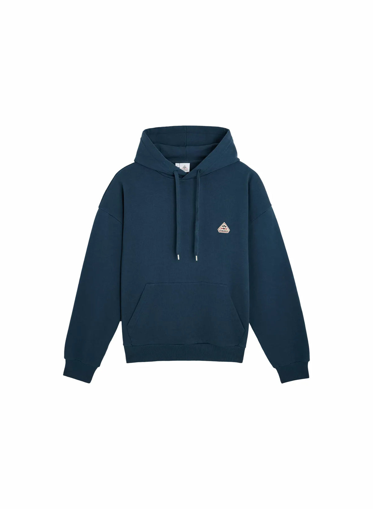 Pyrenex Journey unisex organic cotton hoodie azure blue
