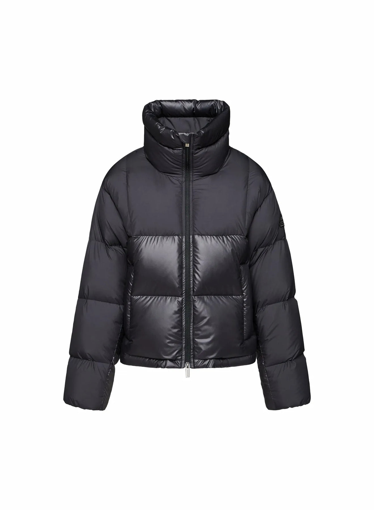Short Pyrenex women's down jacket Cezy made in Saint Sever in black