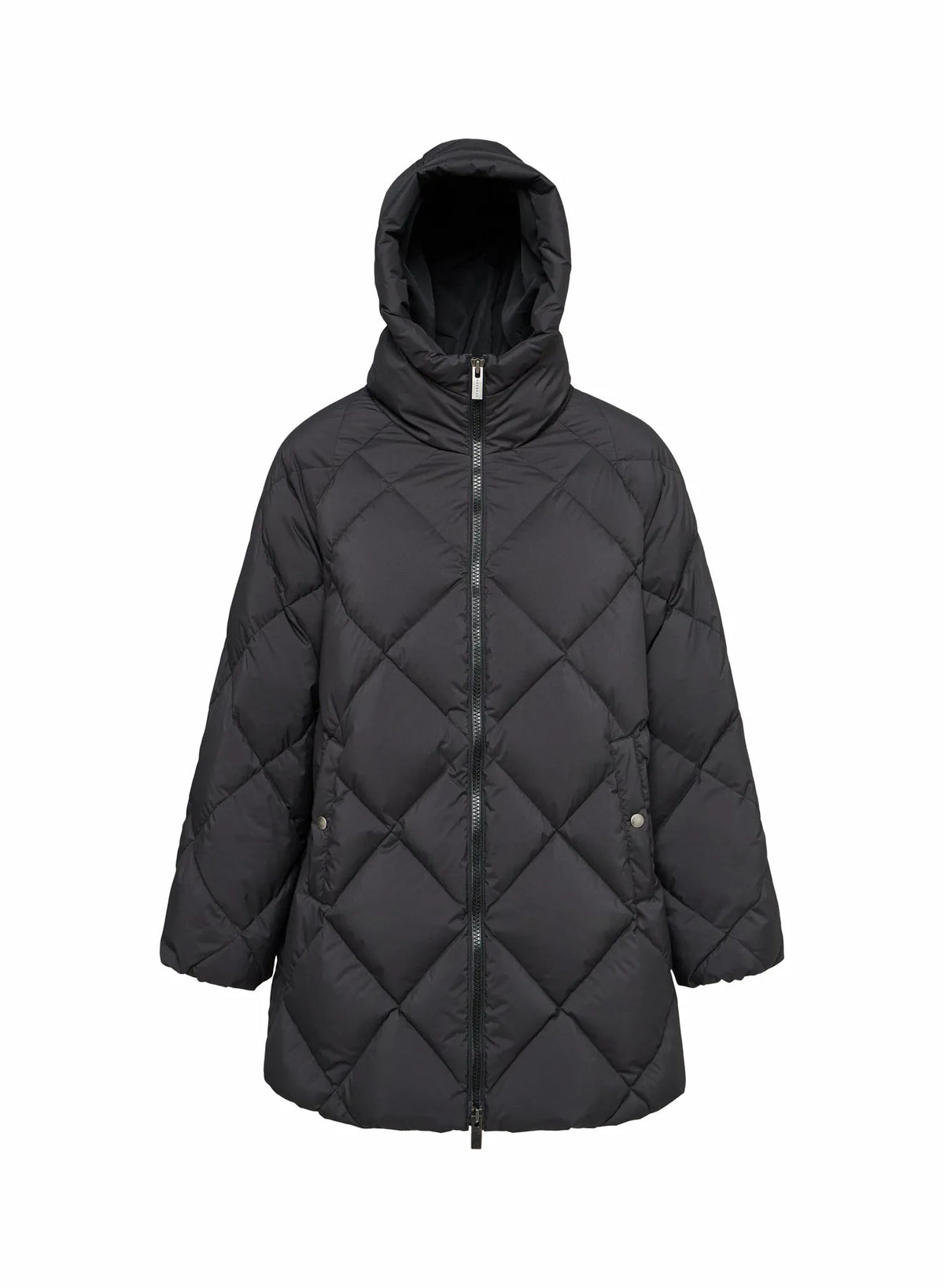 Pyrenex Adele Parka long hooded women's down jacket in black