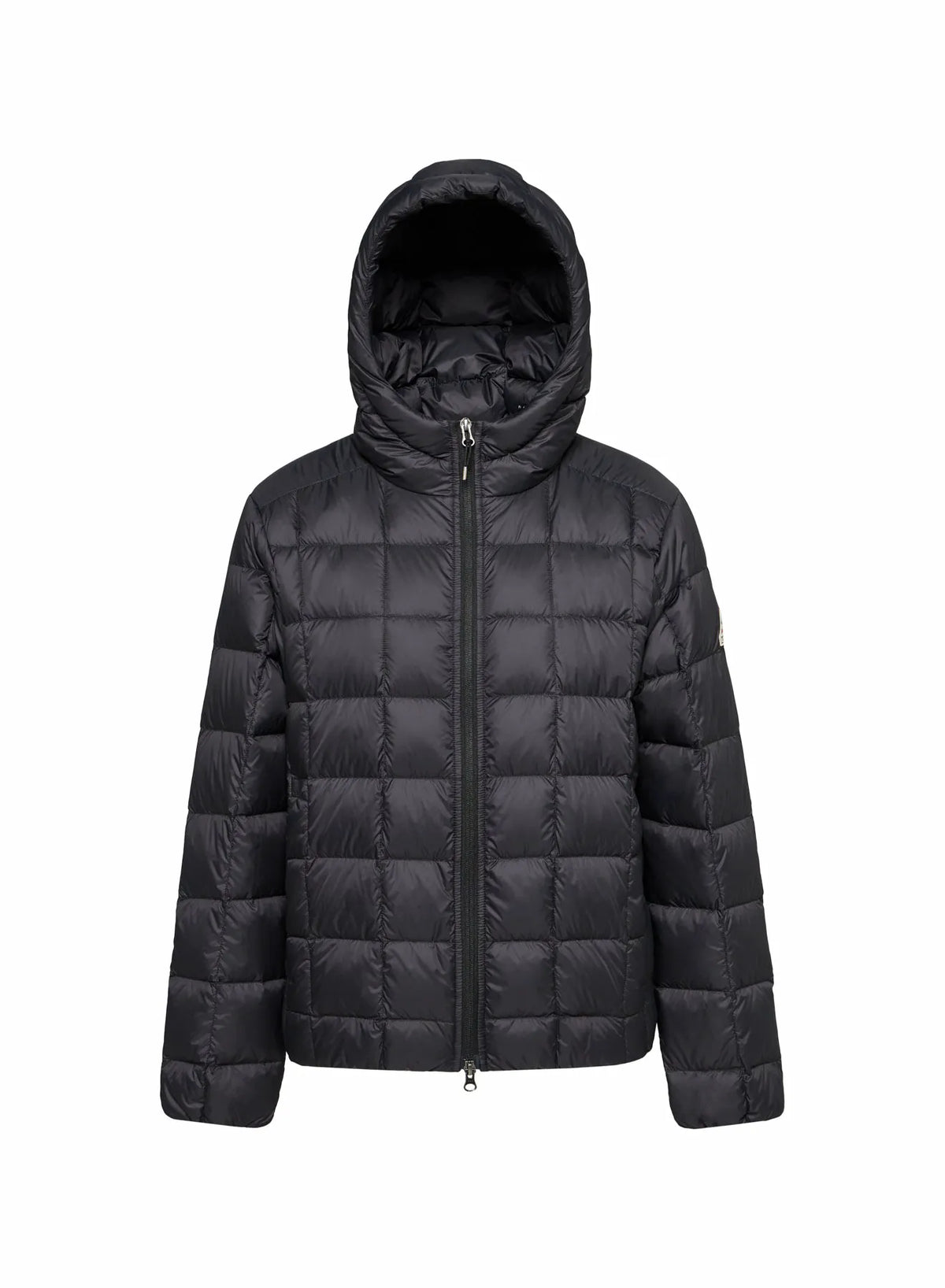 Pyrenex Sunray ultra-lightweight hooded women's down jacket in black