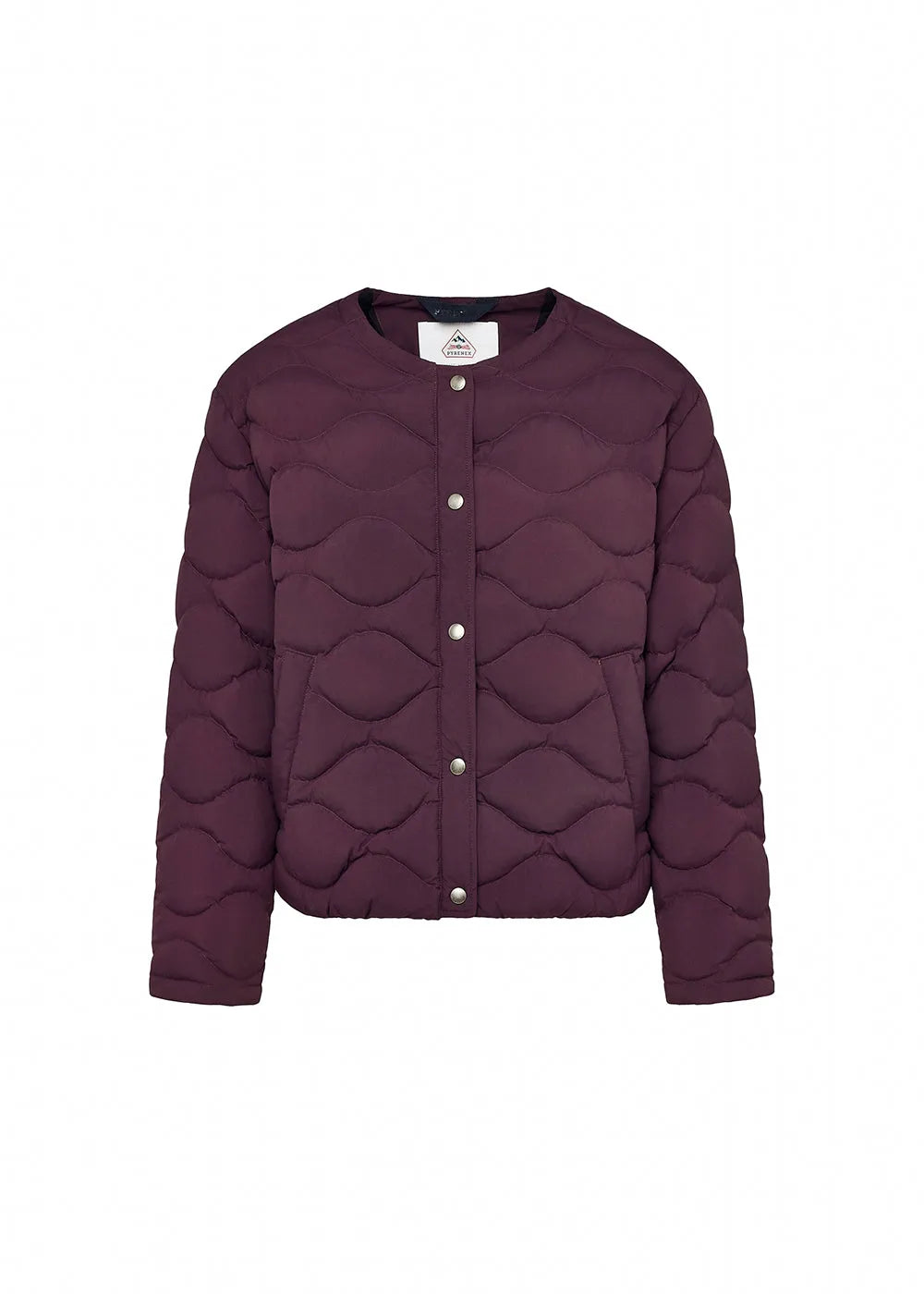 Nacre lightweight women's down jacket burgundy