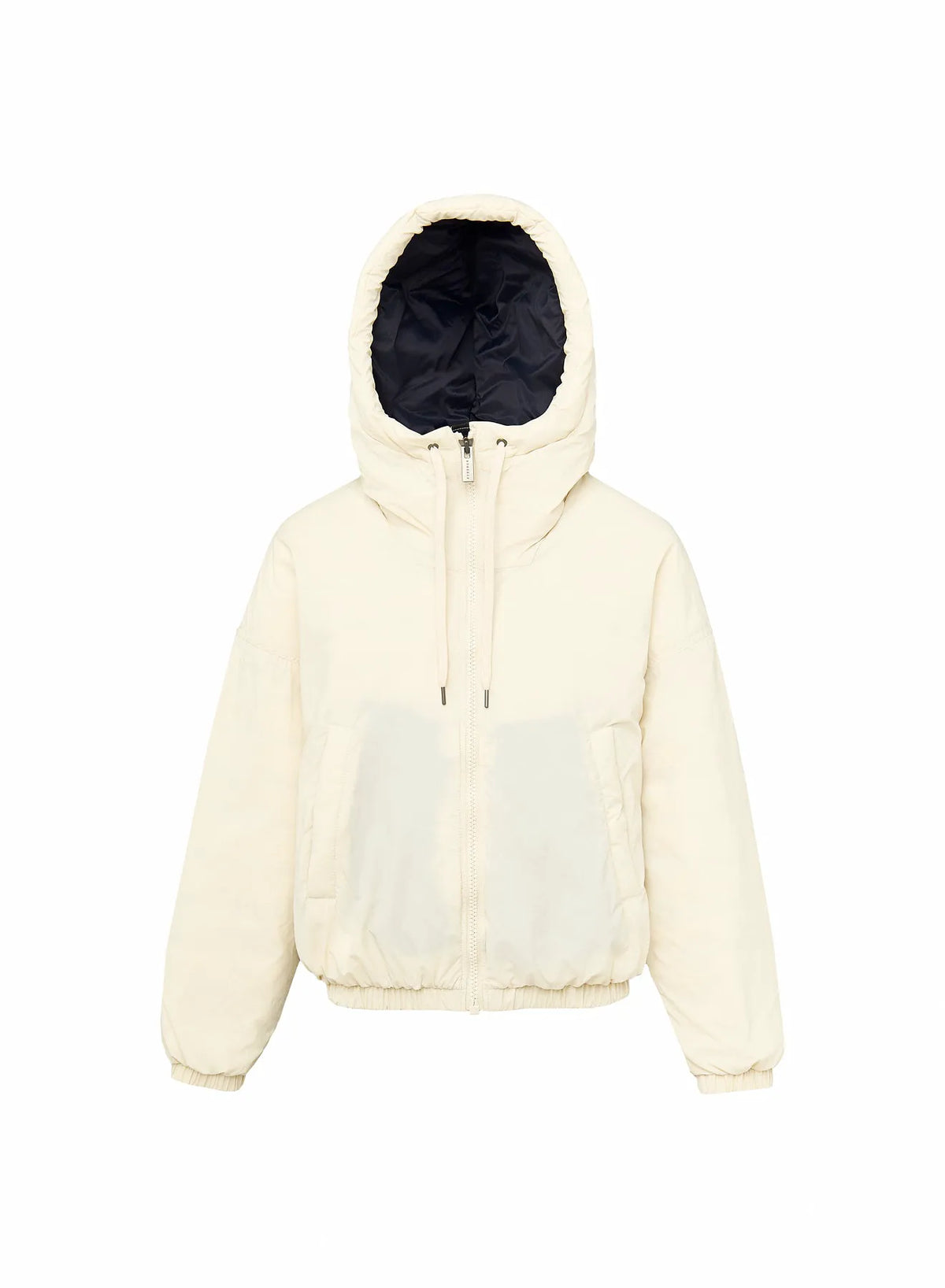 Pyrenex Attitude short down parka for women in ivory