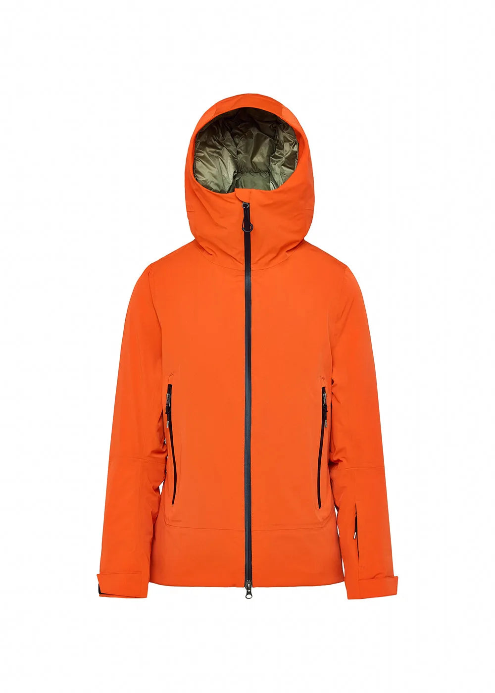 Pyrenex Nova women's down parka jacket orange