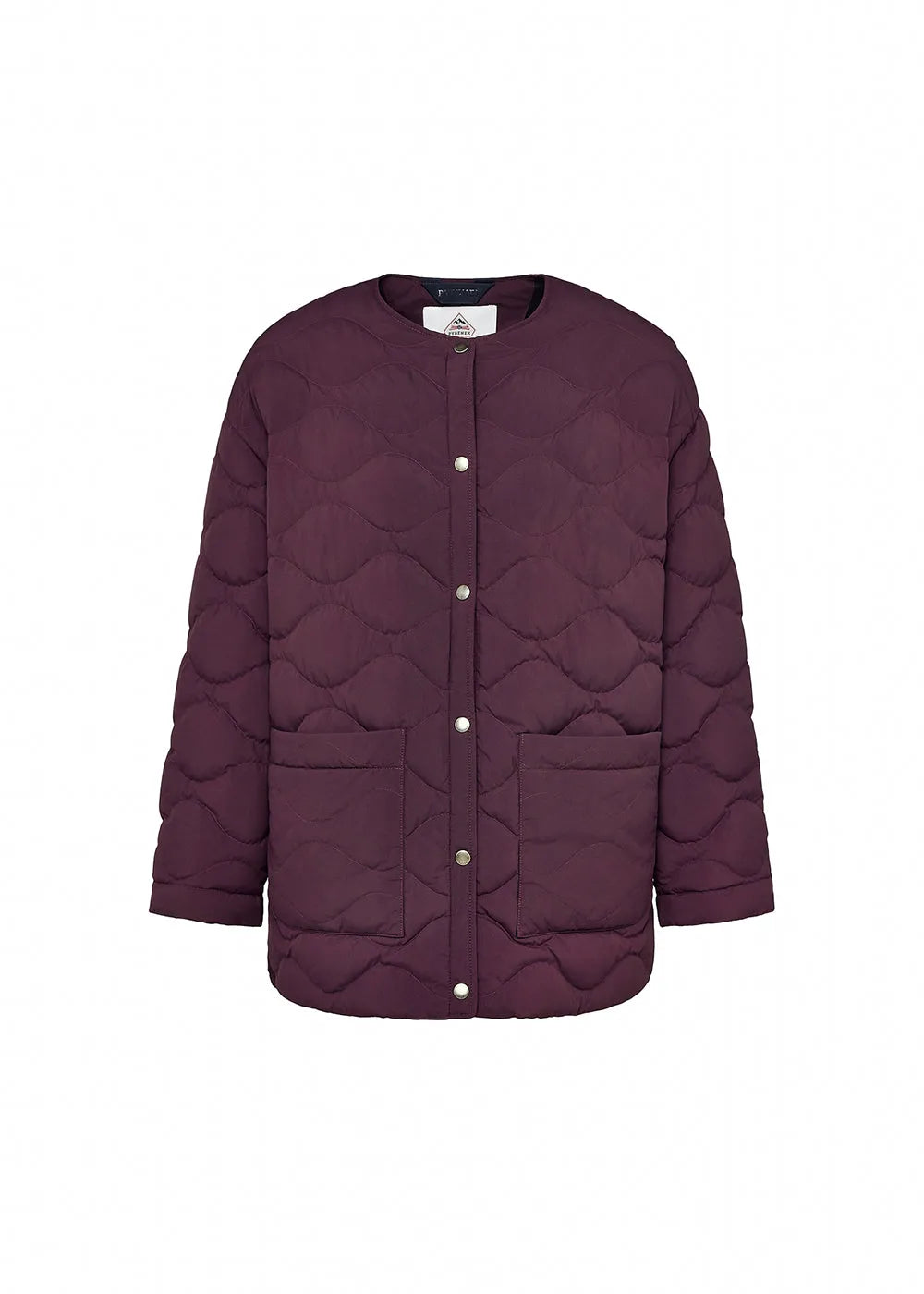 Lightweight women's down jacket Pyrenex Sienna burgundy