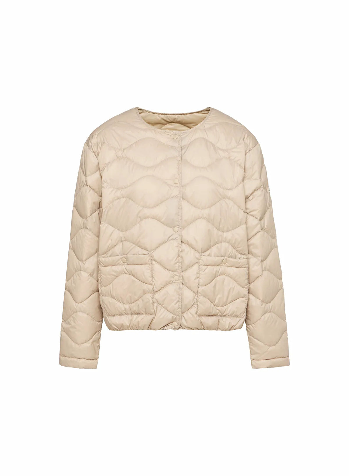 Pyrenex Orite beige ultra-lightweight women's down jacket