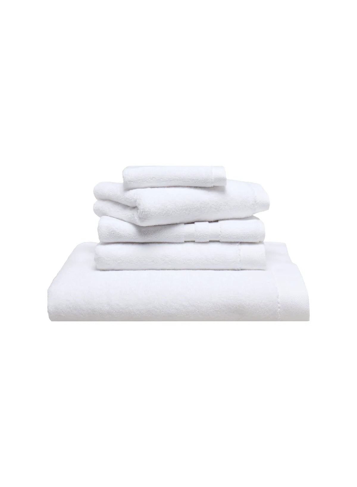 Hana white bath towel