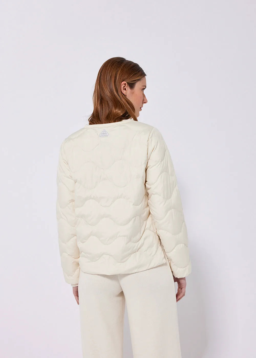 Frida Milk quilted sweatshirt