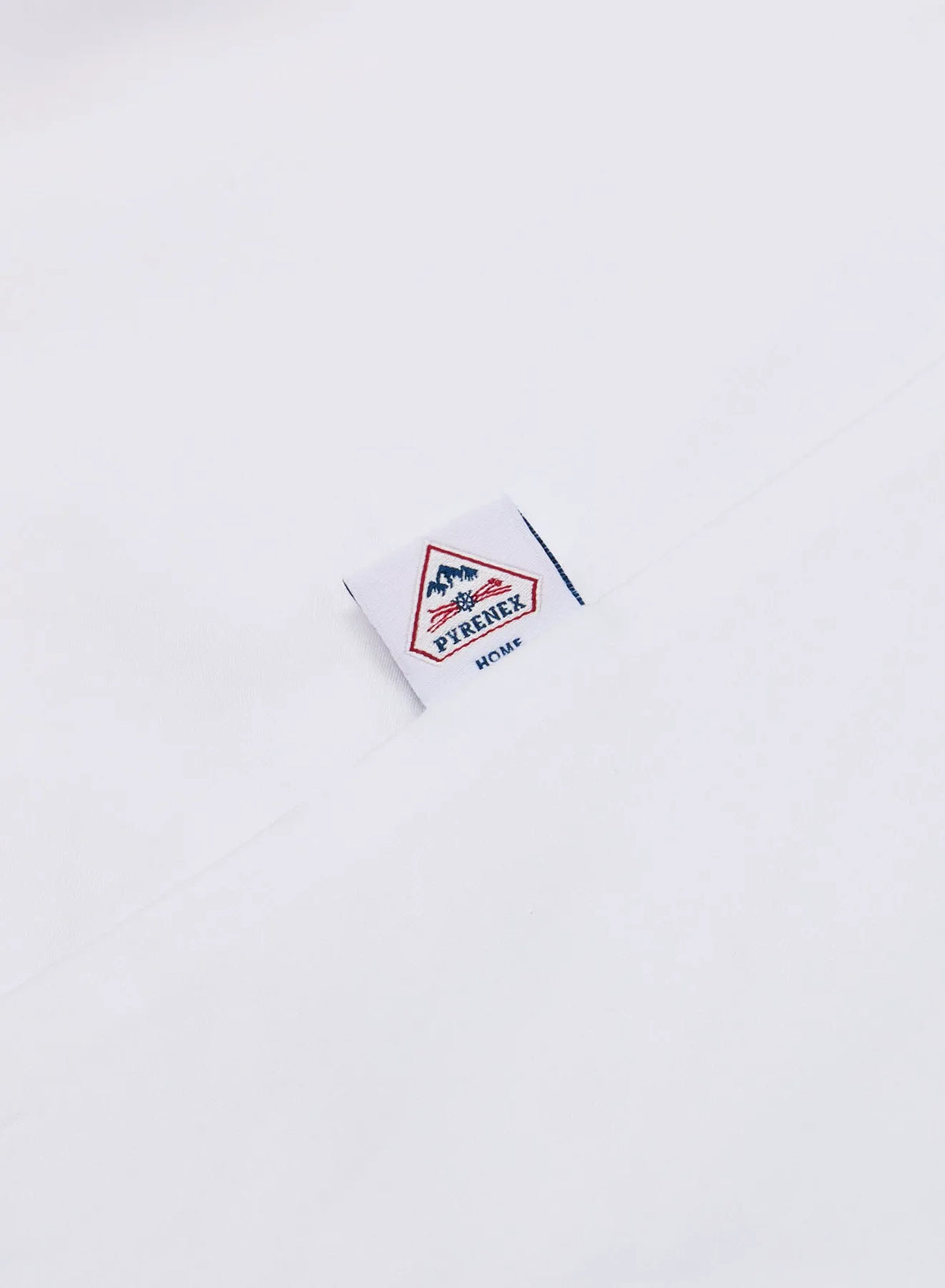 Lily plain white fitted sheet in cotton and TENCEL™ Lyocell