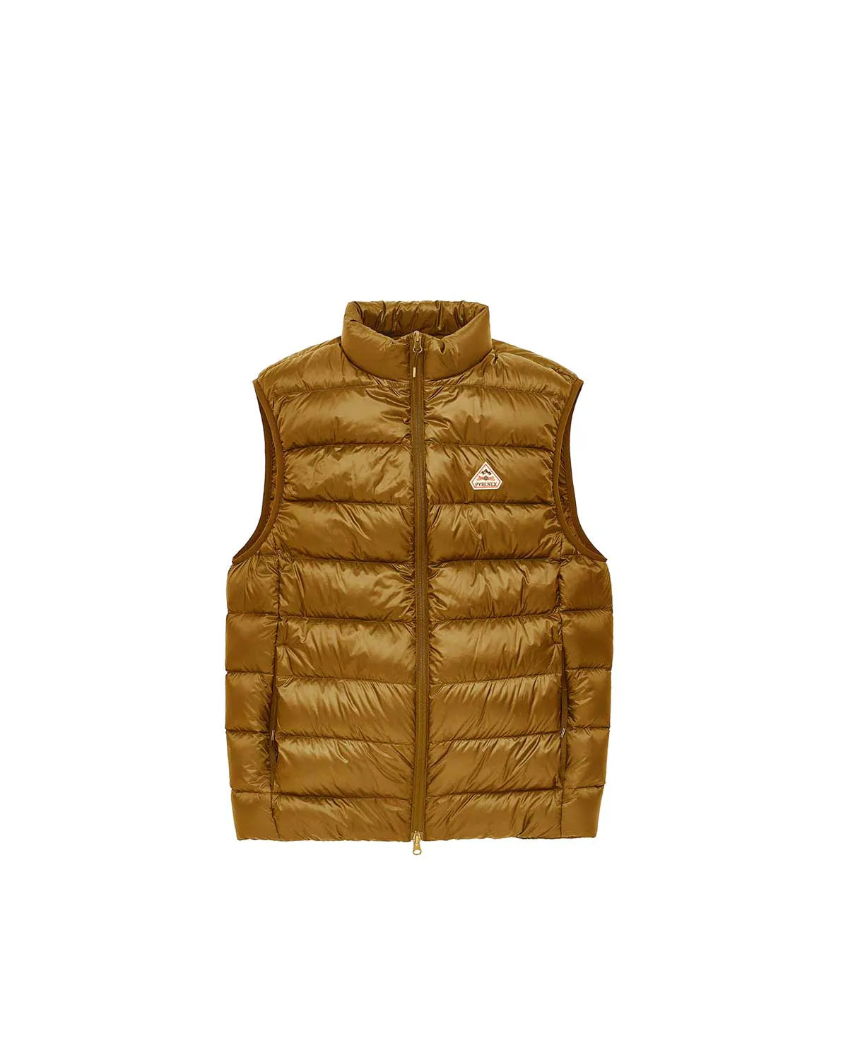 Men's sleeveless down jacket Pyrenex Arial Bronze Brown