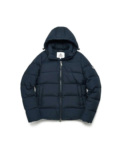 Pyrenex Spoutnic navy blue down jacket with removable hood