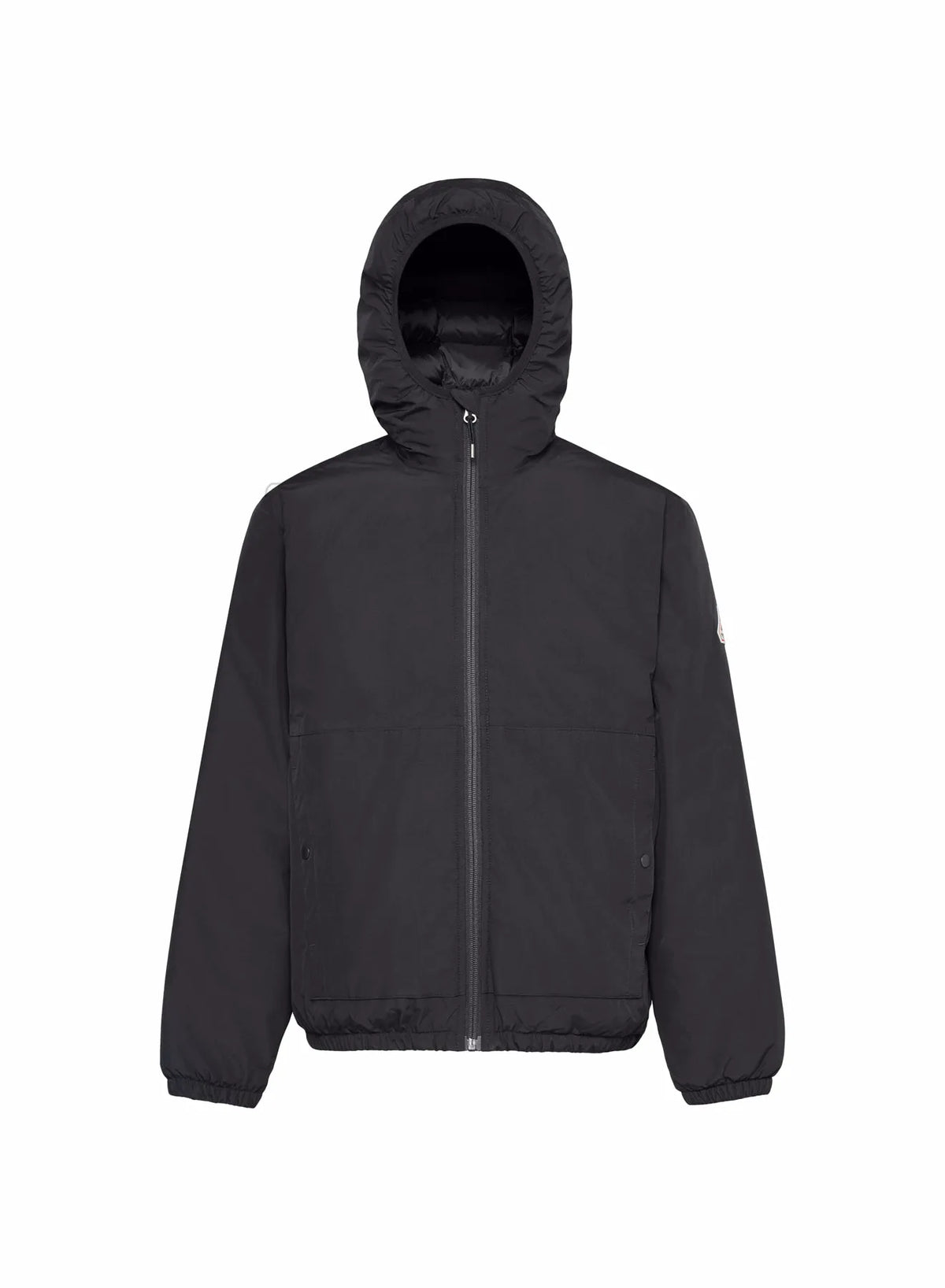 Waterproof hooded down jacket for children Density black