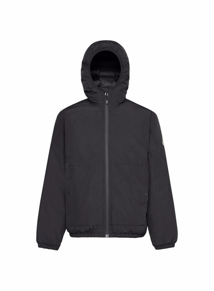 Waterproof hooded down jacket for children Density black
