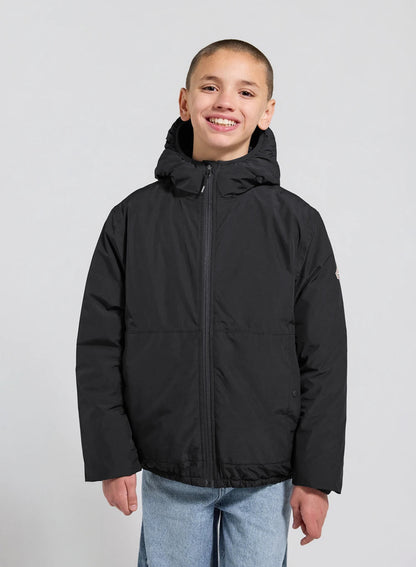 Waterproof hooded down jacket for children Density black