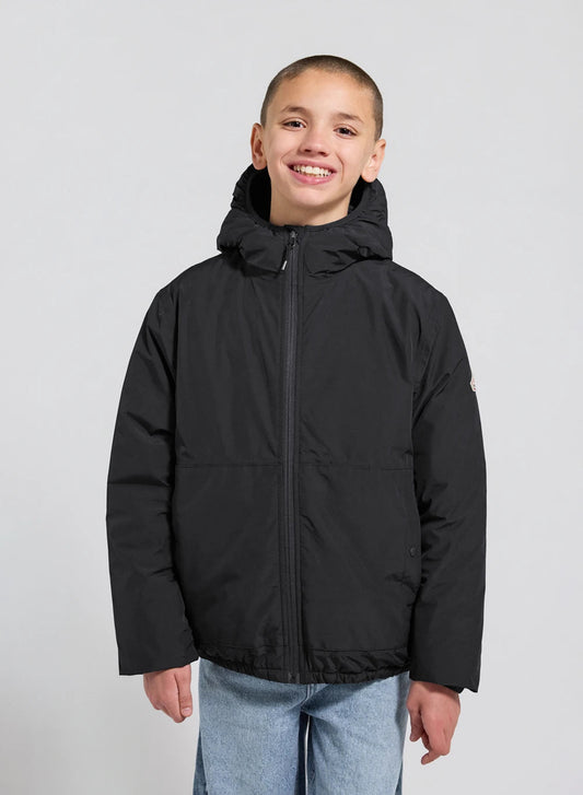 Waterproof hooded down jacket for children Density black