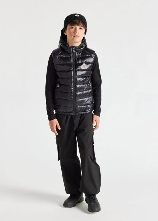 Pyrenex Cheslin Black children's sleeveless down jacket