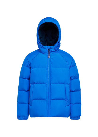 Unisex hooded children's down jacket Pyrenex Sten Smooth adriatic