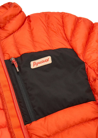 Lightweight unisex down jacket Pyrenex Path orange