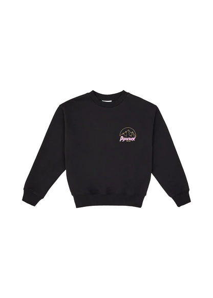 Unisex organic cotton sweatshirt Pyrenex Cliff black