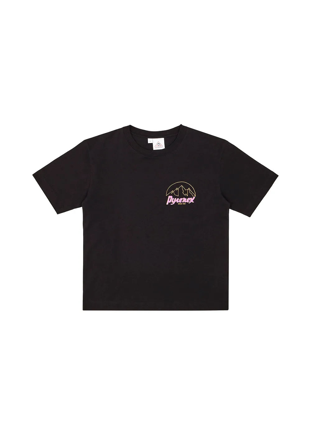 Pyrenex Hill black unisex organic cotton t-shirt