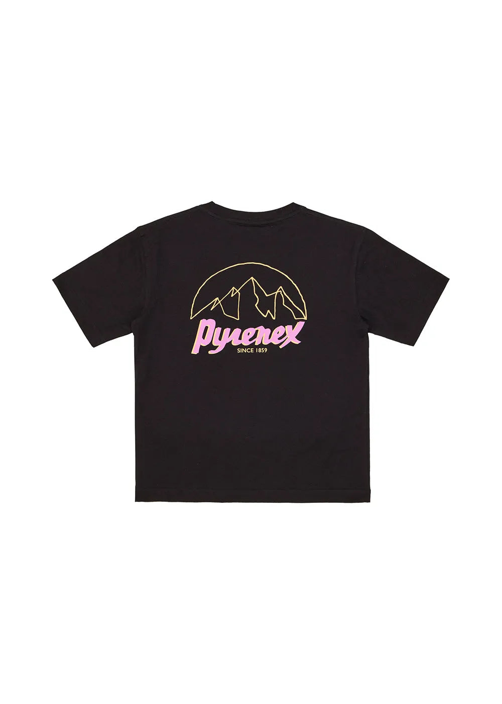 Pyrenex Hill black unisex organic cotton t-shirt