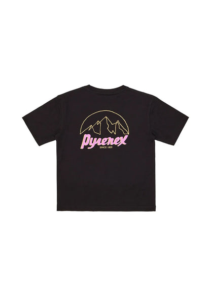Pyrenex Hill black unisex organic cotton t-shirt
