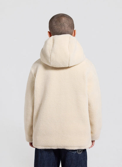Children's Pyrenex Keylinn reversible down jacket in light khaki