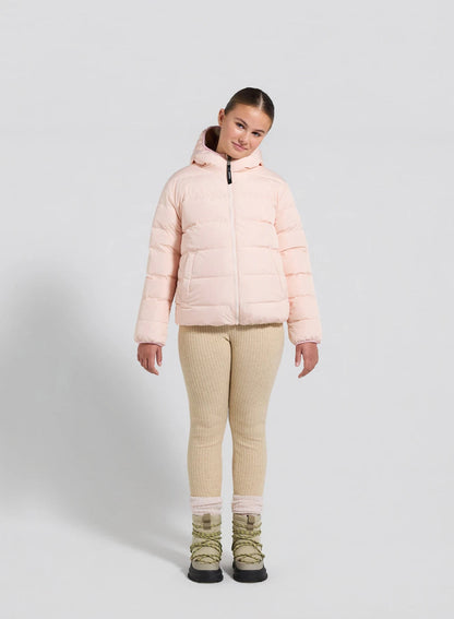 Children's reversible down jacket Pyrenex Keylinn light pink