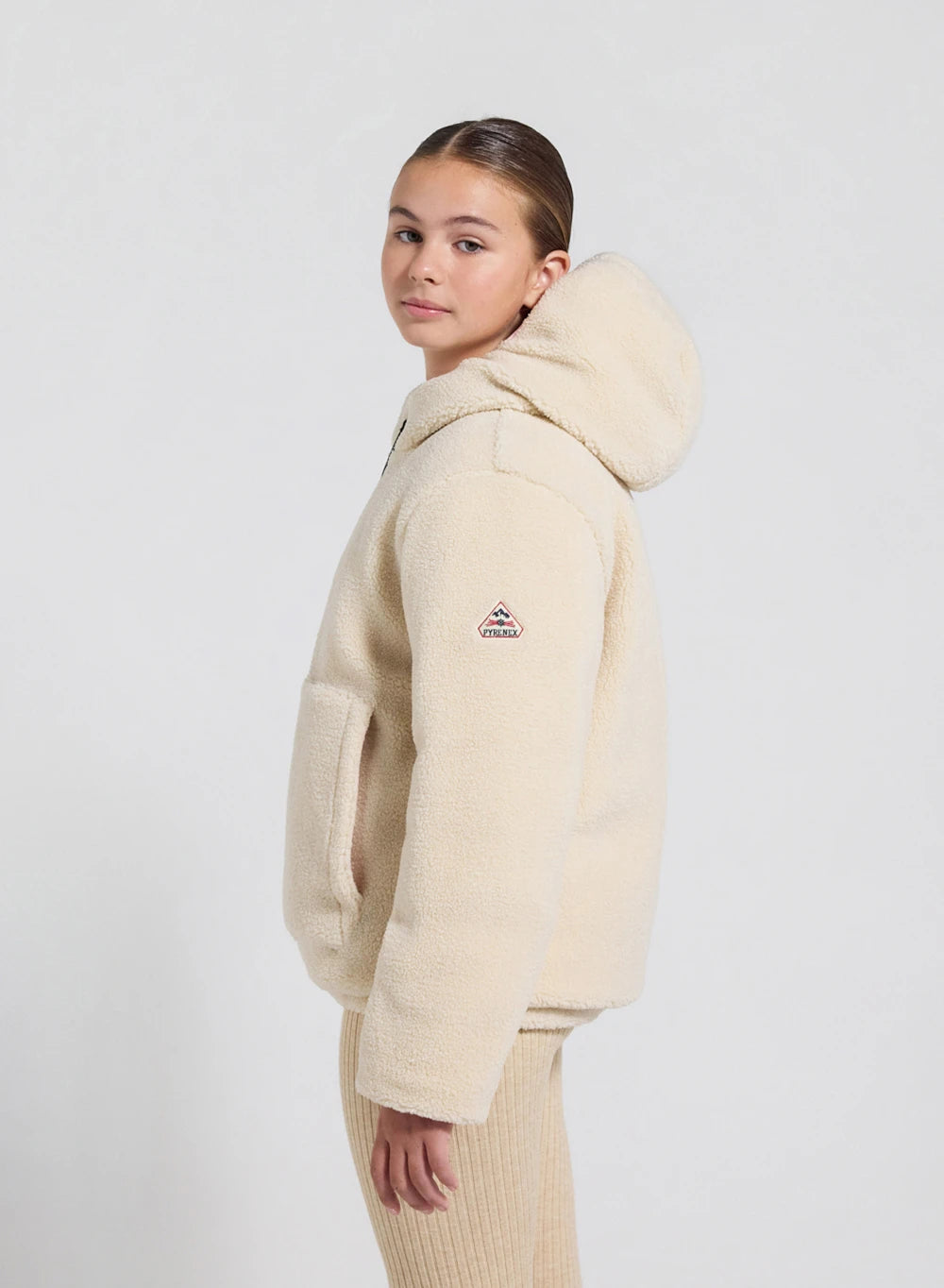 Children's reversible down jacket Pyrenex Keylinn light pink