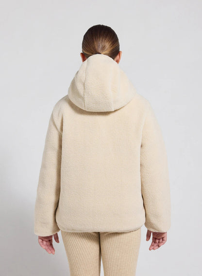 Children's reversible down jacket Pyrenex Keylinn light pink