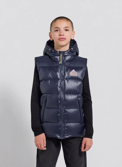 Pyrenex John children's sleeveless down jacket in navy blue