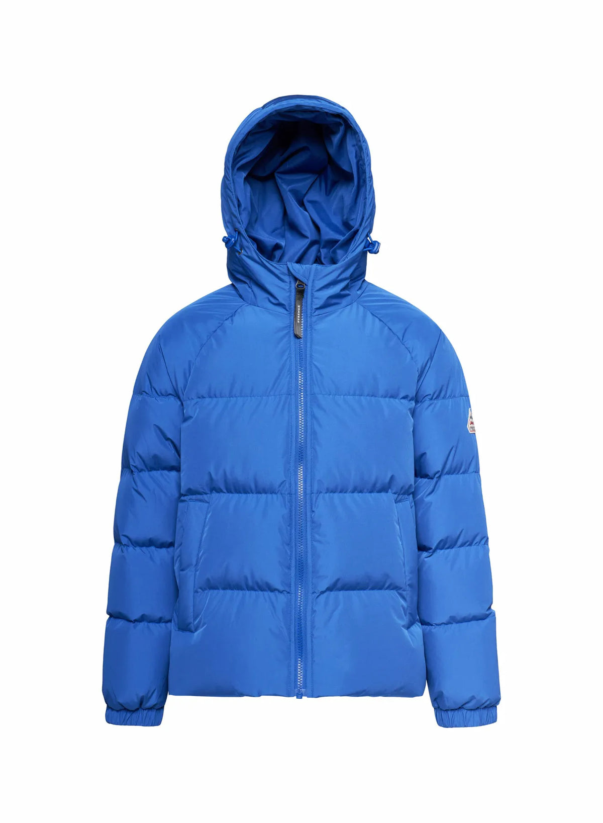 Unisex children's hooded down jacket Pyrenex Sten Smooth blue