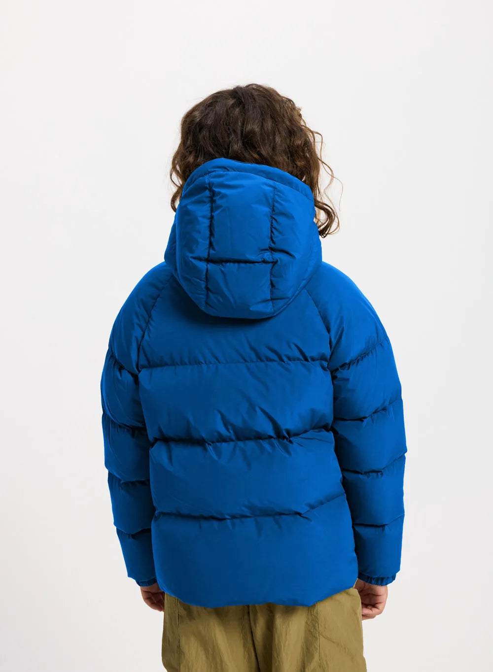 Unisex hooded children's down jacket Pyrenex Sten Smooth adriatic