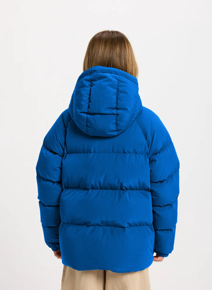 Unisex hooded children's down jacket Pyrenex Sten Smooth adriatic