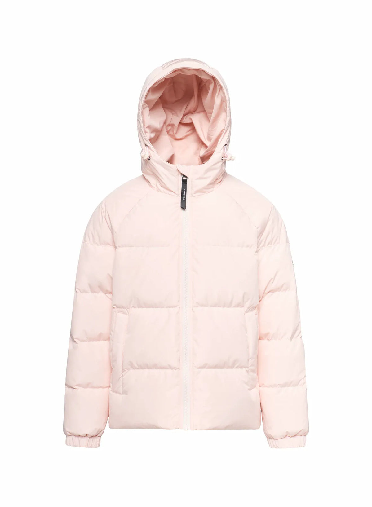 Unisex hooded children's down jacket Pyrenex Sten Smooth pale pink