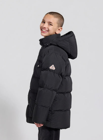 Children's winter down jacket Soal black